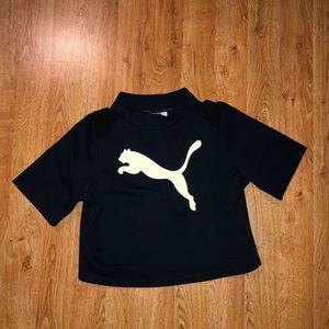 Puma Cropped Mock-neck Sweatshirt